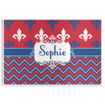 Patriotic Fleur de Lis Disposable Paper Placemats (Personalized)