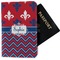 Patriotic Fleur de Lis Passport Holder - Fabric (Personalized)
