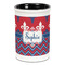 Patriotic Fleur de Lis Ceramic Pencil Holders - Black