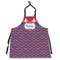 Patriotic Fleur de Lis Apron Without Pockets w/ Name or Text