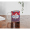 Patriotic Fleur de Lis Personalized Coffee Mug - Lifestyle
