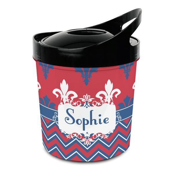 Custom Patriotic Fleur de Lis Plastic Ice Bucket (Personalized)