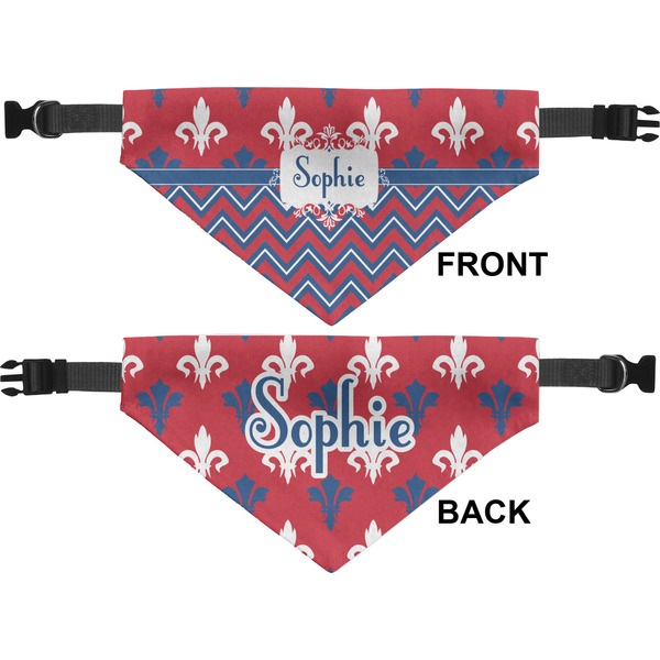Patriotic Fleur de Lis Pet Bandana Approval