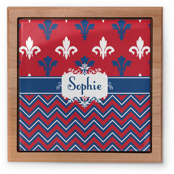 Patriotic Fleur de Lis Pet Urn - Apvl