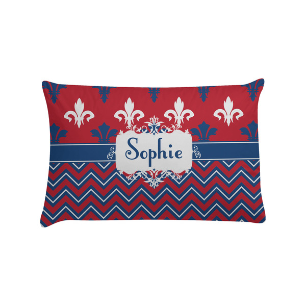 Custom Patriotic Fleur de Lis Pillow Case - Standard (Personalized)