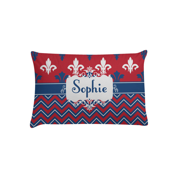 Custom Patriotic Fleur de Lis Pillow Case - Toddler (Personalized)