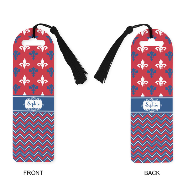 Patriotic Fleur de Lis Plastic Bookmarks - Approval