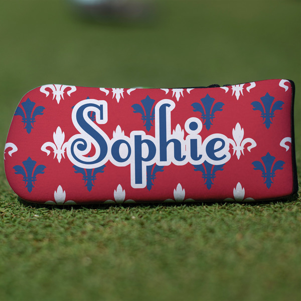 Custom Patriotic Fleur de Lis Blade Putter Cover (Personalized)