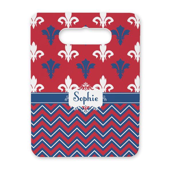 Custom Patriotic Fleur de Lis Rectangular Trivet with Handle (Personalized)