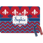 Patriotic Fleur de Lis Rectangular Fridge Magnet (Personalized)