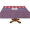 Patriotic Fleur de Lis Rectangular Tablecloths (Personalized)