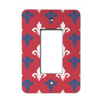 Patriotic Fleur de Lis Rocker Style Light Switch Cover