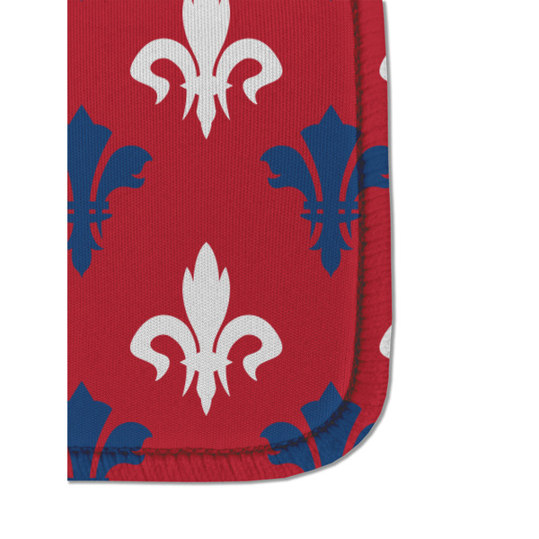 Patriotic Fleur de Lis Sanitizer Holder Keychain - Detail