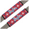 Patriotic Fleur de Lis Seat Belt Covers (Set of 2)