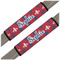 Patriotic Fleur de Lis Seat Belt Covers (Set of 2) (Personalized)