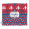 Patriotic Fleur de Lis Security Blanket (Personalized)