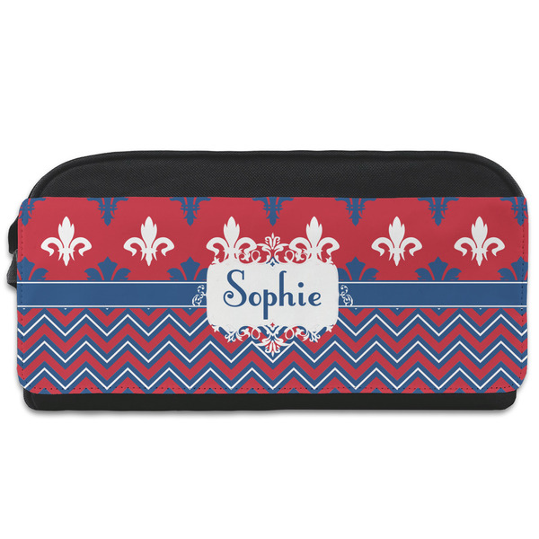 Custom Patriotic Fleur de Lis Shoe Bag (Personalized)