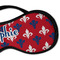 Patriotic Fleur de Lis Sleeping Eye Mask - DETAIL Large
