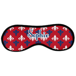 Patriotic Fleur de Lis Sleeping Eye Masks - Large (Personalized)