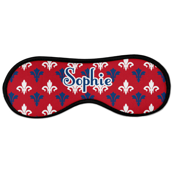 Custom Patriotic Fleur de Lis Sleeping Eye Masks - Large (Personalized)