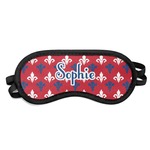 Patriotic Fleur de Lis Sleeping Eye Mask - Small (Personalized)