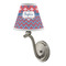 Patriotic Fleur de Lis Small Chandelier Lamp - LIFESTYLE (on wall lamp)