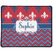 Patriotic Fleur de Lis Large Gaming Mouse Pad - 12.5" x 10" (Personalized)