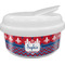 Patriotic Fleur de Lis Snack Container (Personalized)