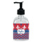 Patriotic Fleur de Lis Glass Soap & Lotion Bottle - Single Bottle (Personalized)