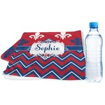 Patriotic Fleur de Lis Sports & Fitness Towel (Personalized)