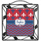 Patriotic Fleur de Lis Square Trivet - w/tile