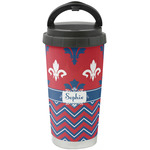 Patriotic Fleur de Lis Stainless Steel Coffee Tumbler (Personalized)