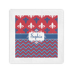 Patriotic Fleur de Lis Standard Cocktail Napkins (Personalized)