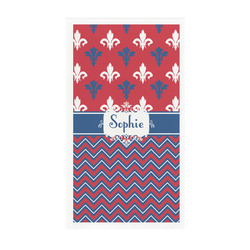 Patriotic Fleur de Lis Guest Paper Towels - Full Color - Standard (Personalized)