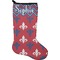 Patriotic Fleur de Lis Holiday Stocking - Neoprene (Personalized)