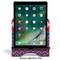 Patriotic Fleur de Lis Stylized Tablet Stand - Front with ipad