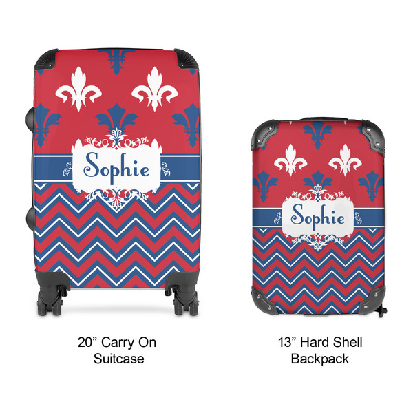 Patriotic Fleur de Lis Suitcase Set 4 - APPROVAL
