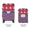 Patriotic Fleur de Lis Suitcase Set 4 - APPROVAL