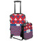 Patriotic Fleur de Lis Suitcase Set 4 - MAIN