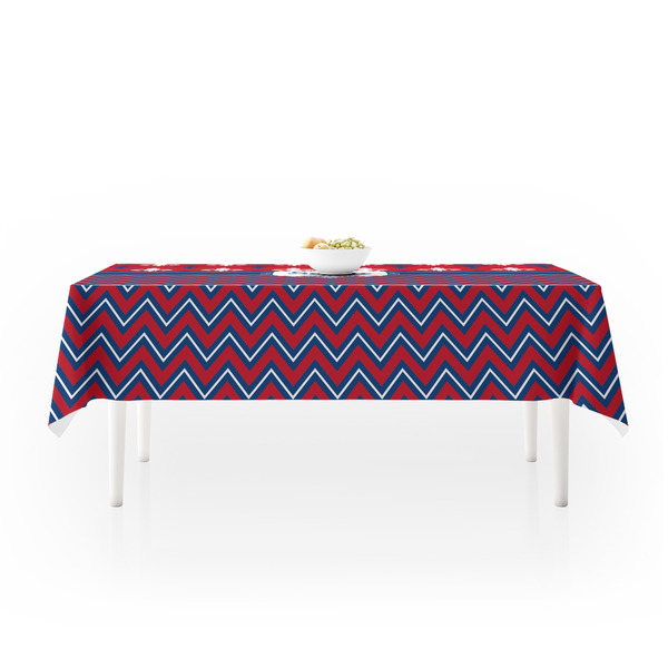 Patriotic Fleur de Lis Tablecloths (58"x102") - MAIN