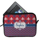 Patriotic Fleur de Lis Tablet Case / Sleeve (Personalized)