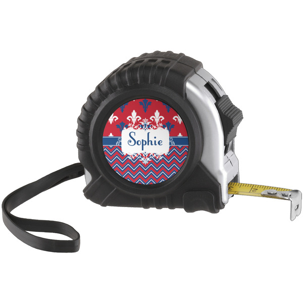 Custom Patriotic Fleur de Lis Tape Measure (Personalized)