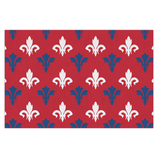 Custom Patriotic Fleur de Lis Tissue Paper Sheets - X-Large - Heavyweight