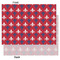 Patriotic Fleur de Lis Tissue Paper - Lightweight - Large - Front & Back