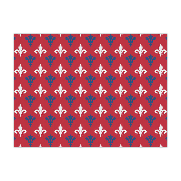 Custom Patriotic Fleur de Lis Tissue Paper Sheets