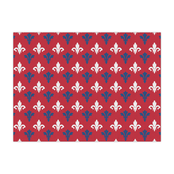 Custom Patriotic Fleur de Lis Tissue Paper Sheets - Large - Lightweight