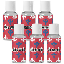 Patriotic Fleur de Lis Travel Bottles (Personalized)