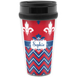 Patriotic Fleur de Lis Acrylic Travel Mug without Handle (Personalized)