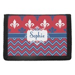 Patriotic Fleur de Lis Trifold Wallet (Personalized)