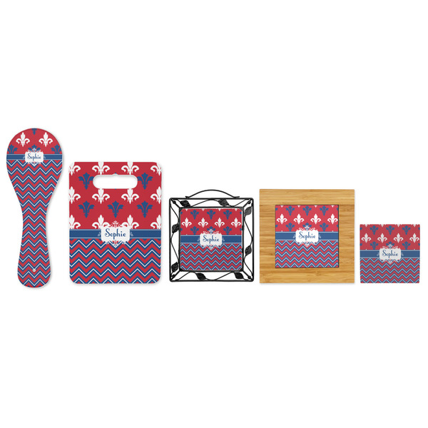 Patriotic Fleur de Lis Trivets - All Trivets